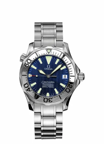 Omega Seamaster Diver 300M Automatic 36.25 Stainless Steel / Electric Blue / Bracelet 2253.80.00 (22538000)